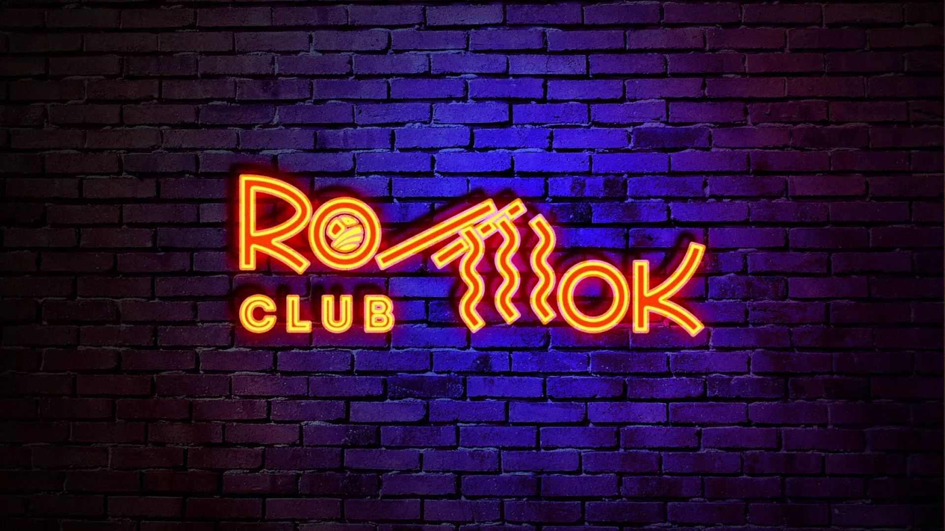 Разработка интерьерной вывески суши-бара «Roll Wok Club» в Петрове Вале
